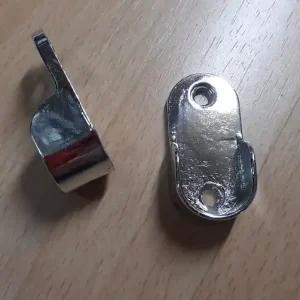 Reggitubo per tubo ovale da 47 mm cromo 12618 Koopje